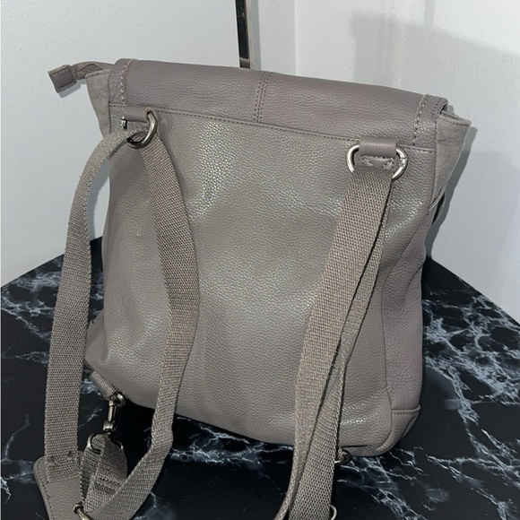 THE SAK Women's Ventura Leather Convertible Backpack Dark Gray AUTHENTIC - Picture 7 of 13